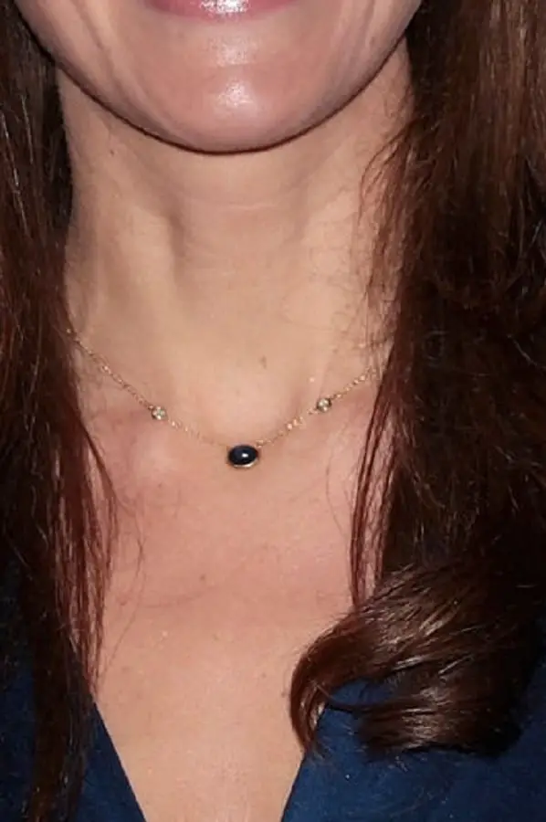 The Duchess of Cambridge wore Tiffany & Co Sapphire Oval Cabochon Necklace