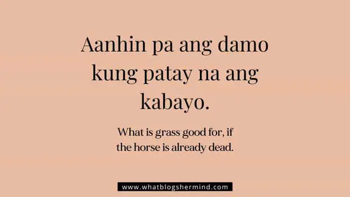 filipino quotes about life